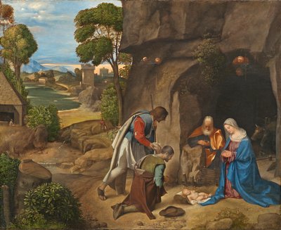 Die Anbetung der Hirten, 1505-10 von Giorgione da Castelfranco